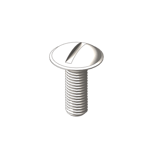 titanium truss slotted screws