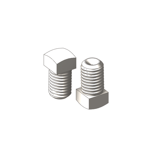 Steel Square Head Set Screws | -Carr