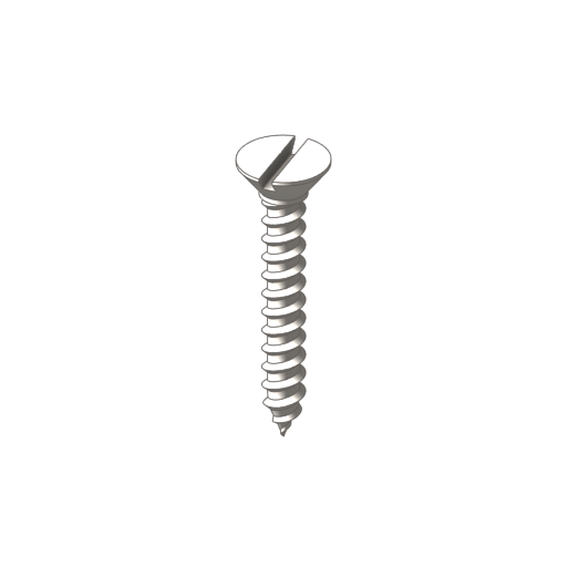 	Buy flat slotted sheet metal screws from United Titanium