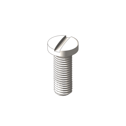 United Titanium Grade 7 Titanium Fillister Slotted Machine Screws